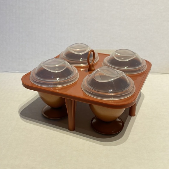 Copper chef copper egg maker w/lids + caddy “As Seen On TV” - Picture 7 of 8